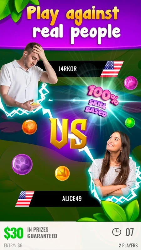 Bubble Shooter: Win Real Money on Android - Compete with Real Players