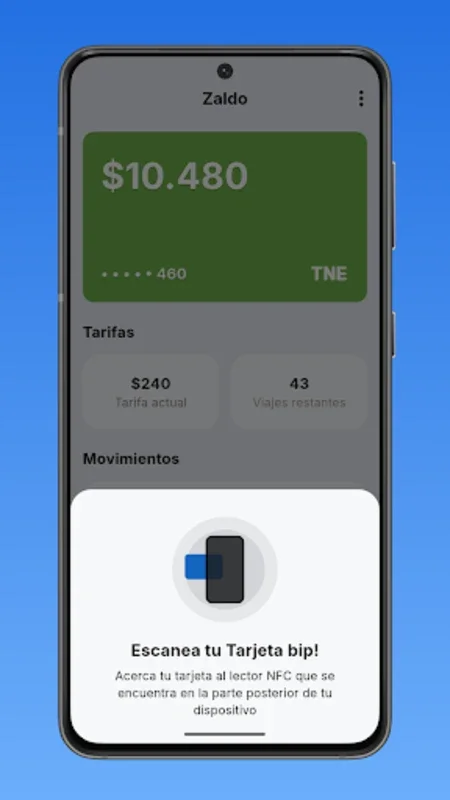 Zaldo for Android - Instant Bip/TNE Card Balance Check