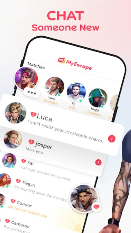 My Escape: My Secret Crush for Android - Immersive Romance