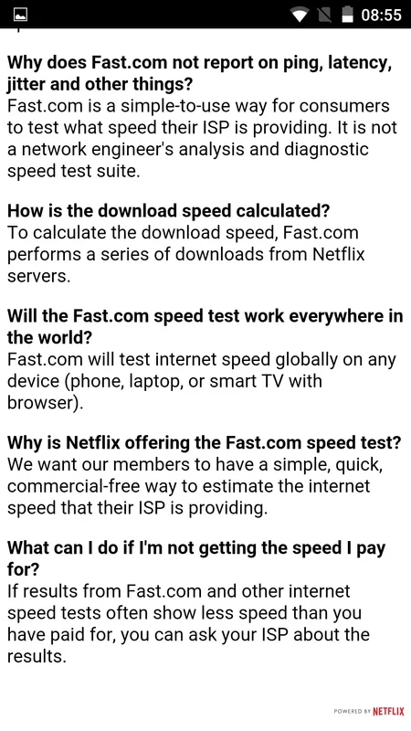 FAST Speed Test for Android - No Ads, Quick Results