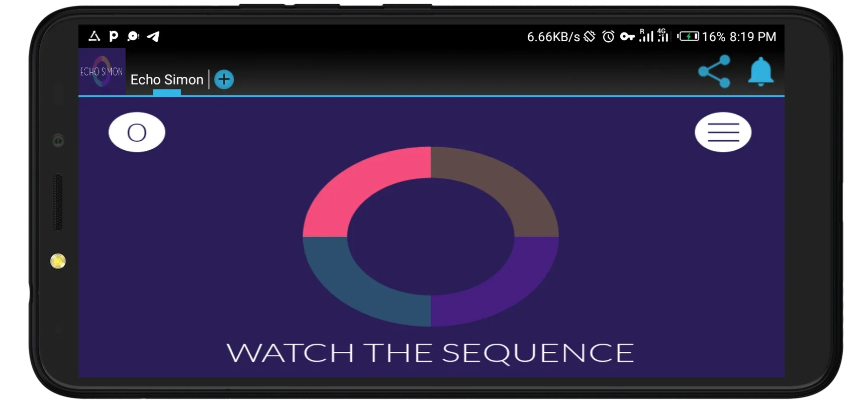 Echo Simon for Android: Master the Colour Sequences