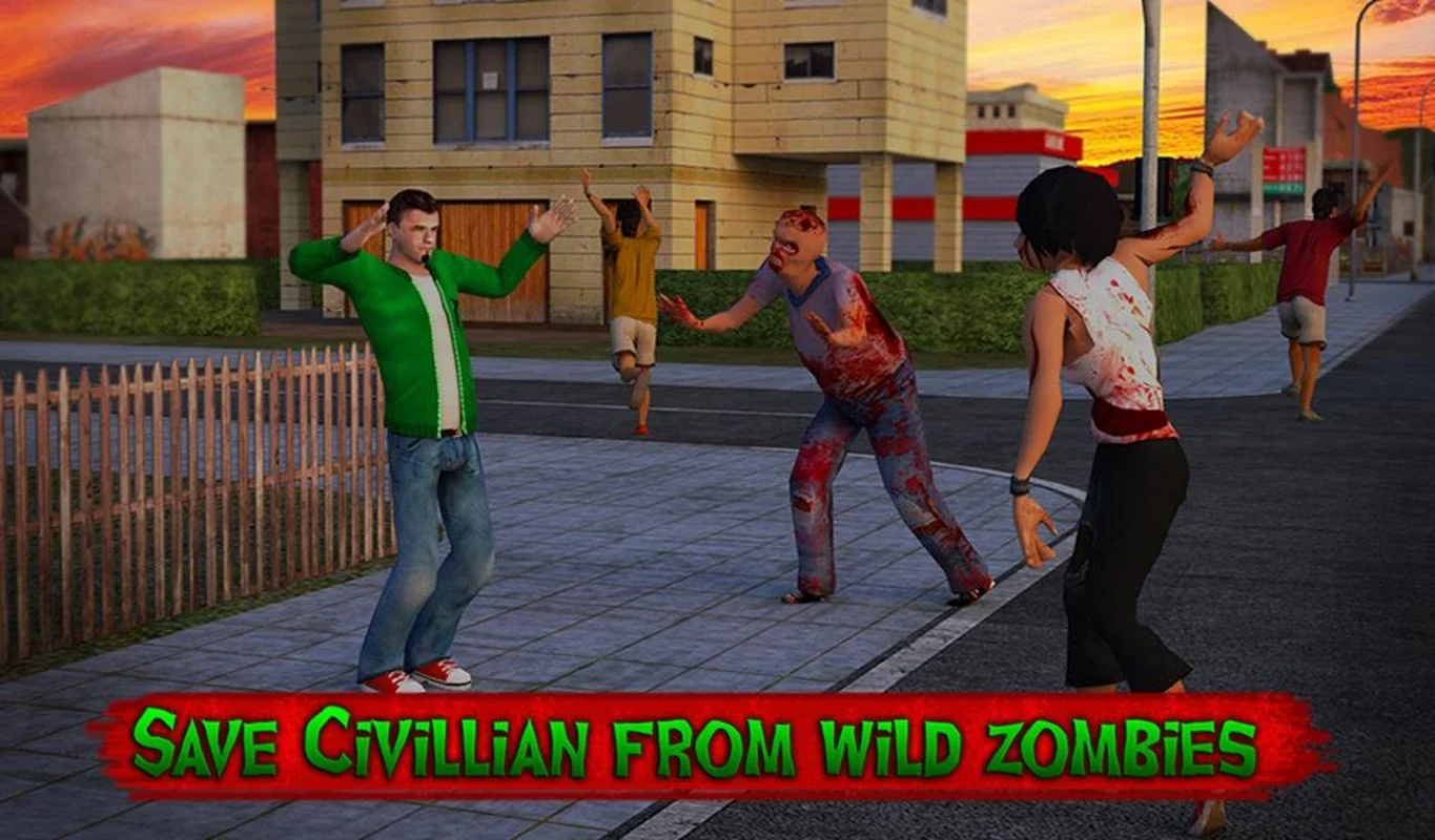 Lion Vs Zombies for Android - Save Your City from Zombies