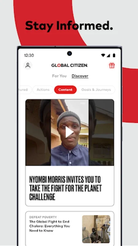 Global Citizen for Android - Empower Global Change