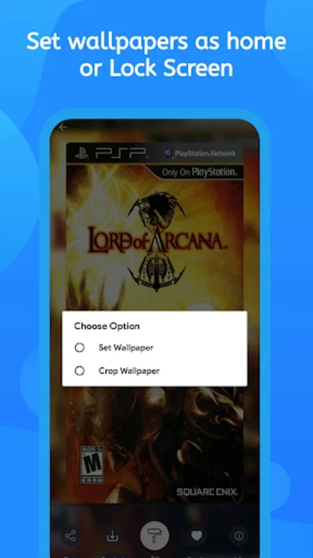 PSP Games Library for Android: Customizable Wallpapers