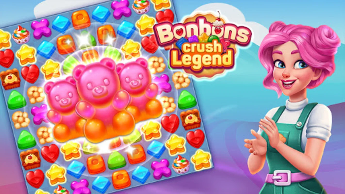 Bonbons Crush Legend for Android - Sweet Match-3 Fun