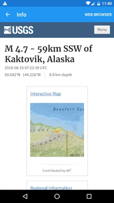 Earthquake+ for Android - Stay Informed About Seismic Activity