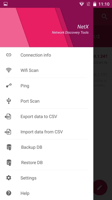 NetX - Network Discovery Tools for Android - Network Device Management