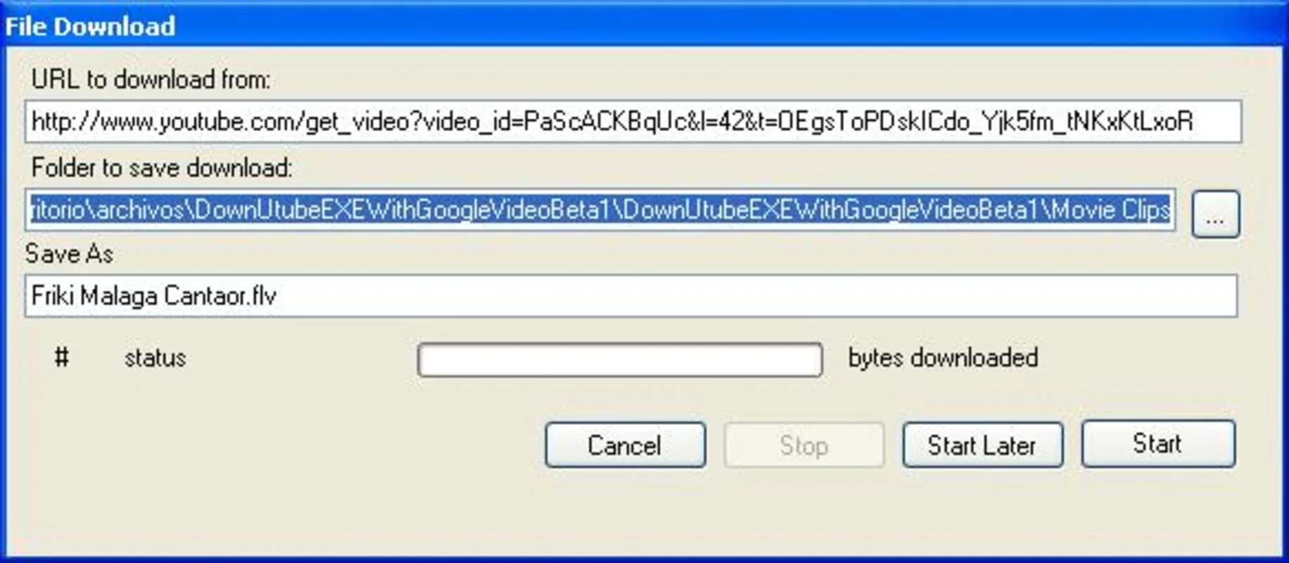 DownUtube with Google Video for Windows - Free Download