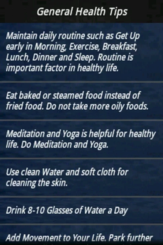 Health and Nutrition Guide for Android: Empowering Wellness