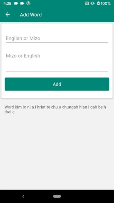 Eng-Mizo Dictionary for Android - Accurate Translations