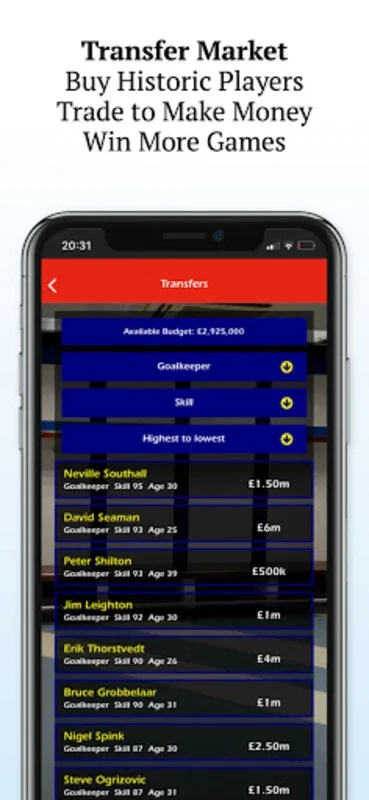 Retro Football Management for Android - No Downloading Required