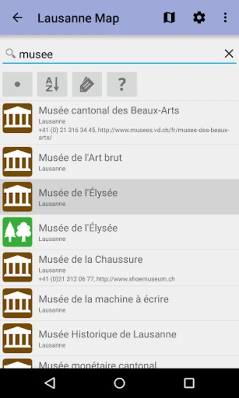 Lausanne Map for Android - Download the APK from AppHuts