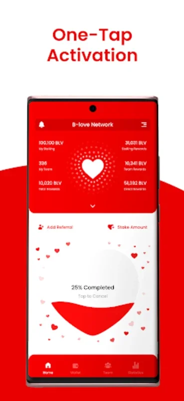 B-Love Network for Android - Stake B-Love Tokens and Earn Rewards