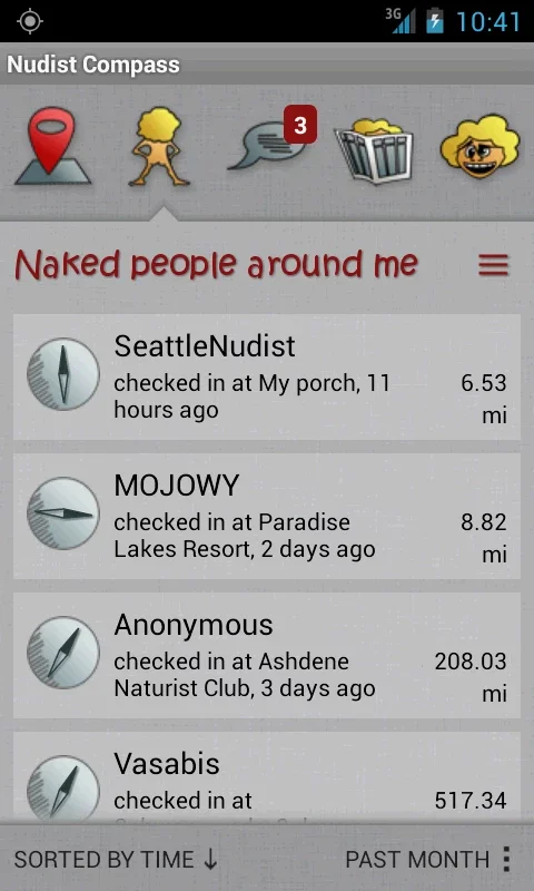 Nudist Compass for Android - Explore Global Nudist Spots