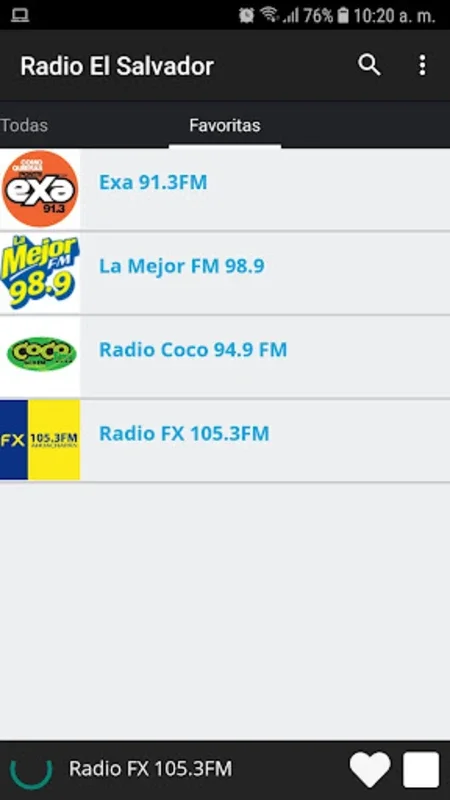 El Salvador Radio for Android: Stream Salvadoran Music Effortlessly