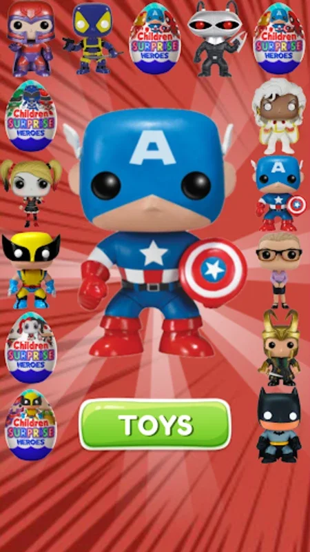 Surprise Eggs Superheroes for Android: Unboxing Fun