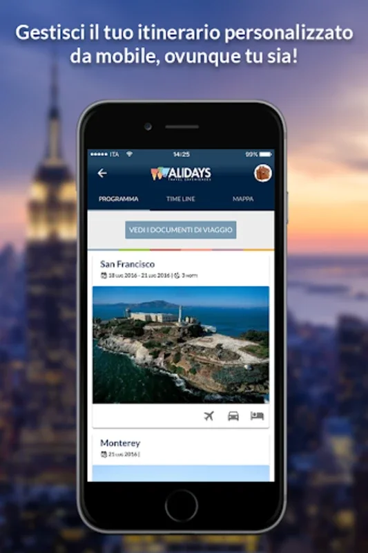 Alidays for Android - Plan Long-Haul Trips Seamlessly