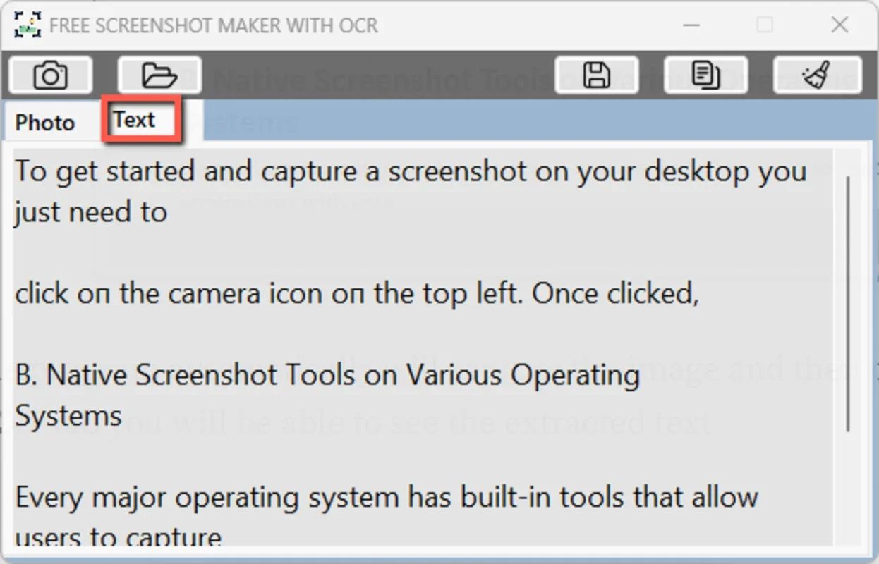 Free Screenshot Maker with OCR for Windows - Efficient Text Extraction