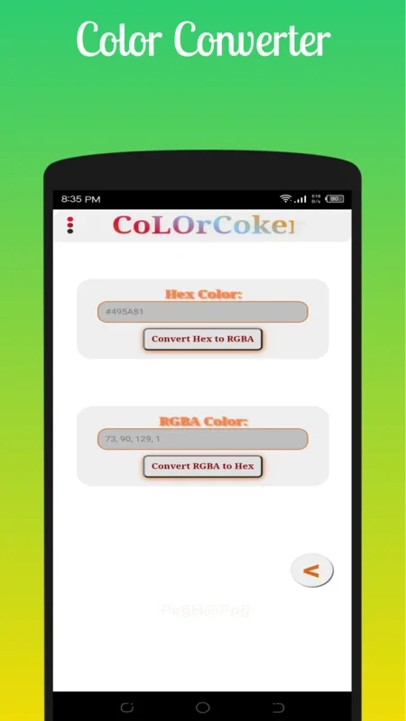 ColorCoker for Android - Color Management and Conversion