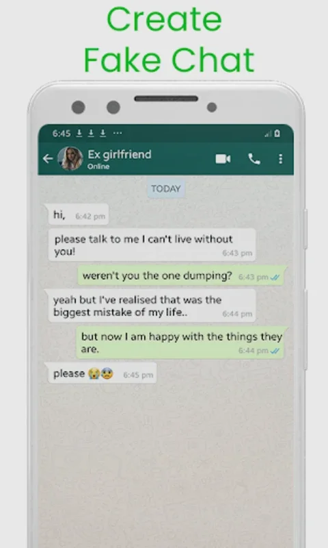 Fake Chat Maker - whatsmock for Android - A Tool for Humorous Content Creation