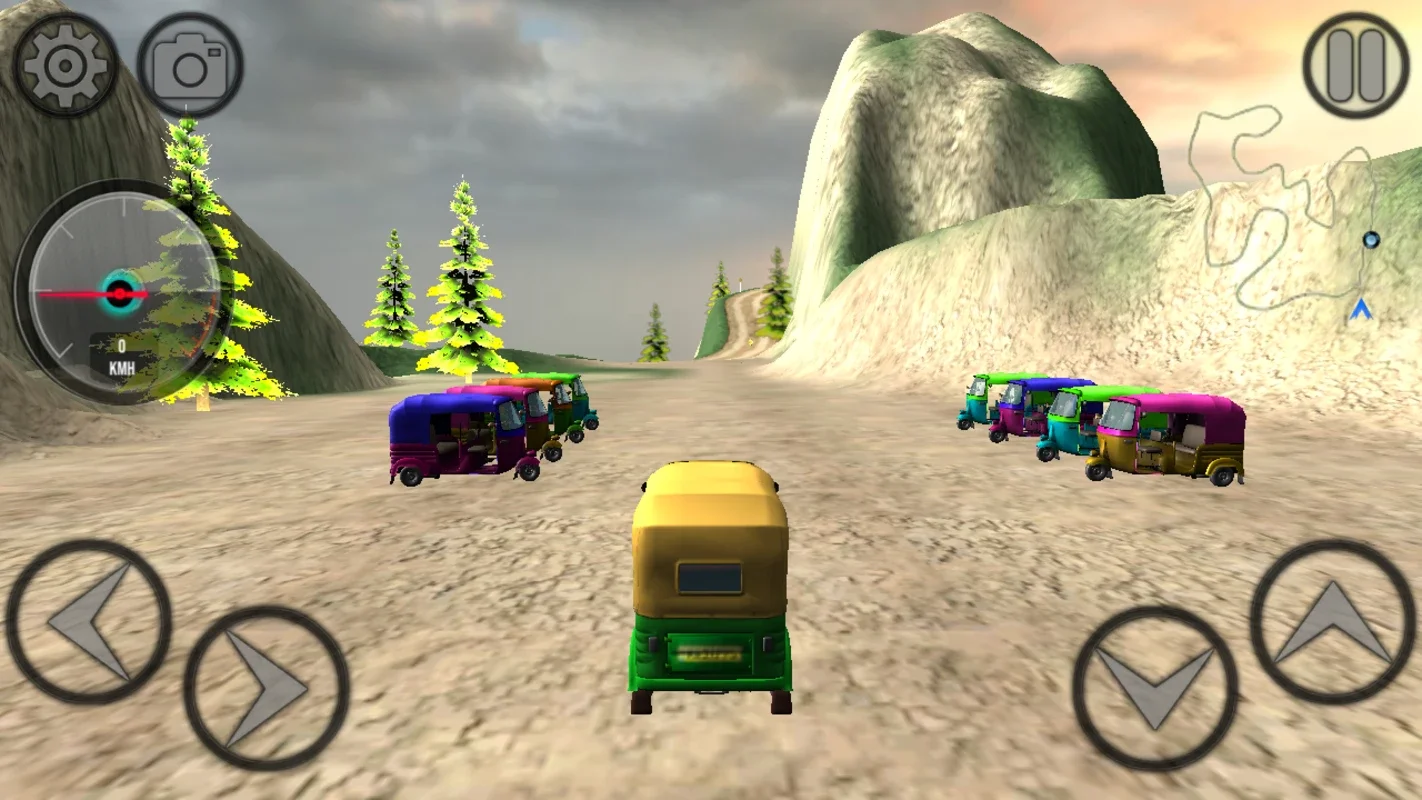 Mountain Auto Tuk Tuk Rickshaw for Android - No Download Needed, Play Now!