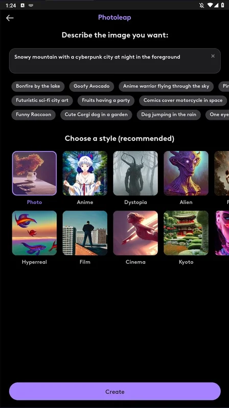 Photoleap: AI-Powered Image Editing and Generation for Android