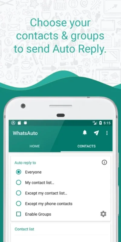 WhatsAuto for Android - Automate WhatsApp Messages