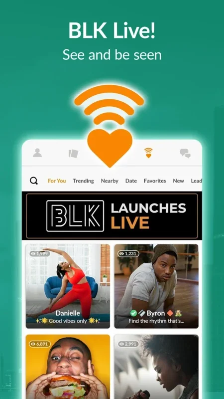 BLK for Android - Connect with Black Singles