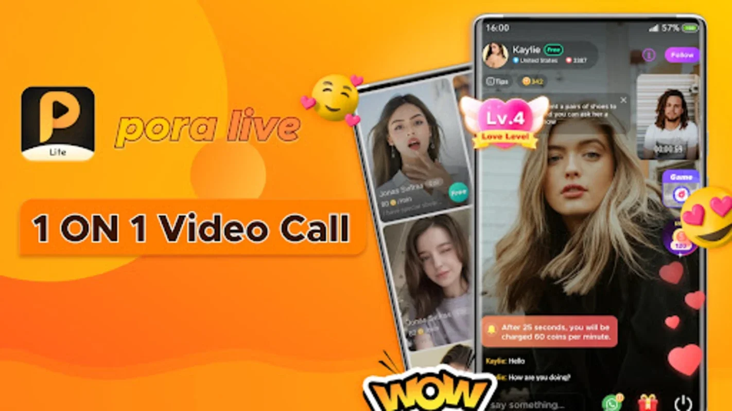 Pora Live & Video Call for Android - Free Global Video Calls