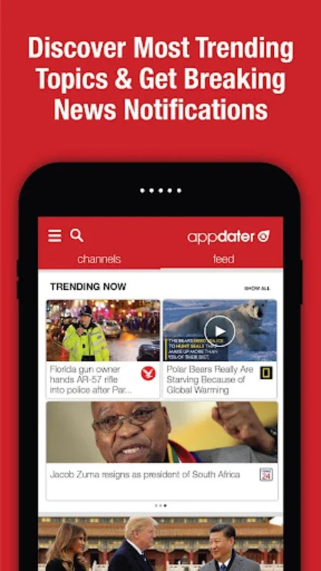 appdater for Android - Stay Informed with Personalized News