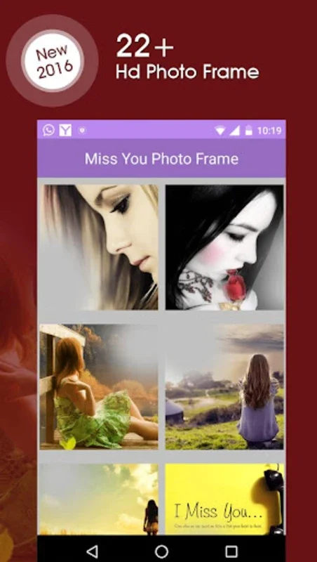 Miss You Photo Frame for Android - Download the APK from AppHuts