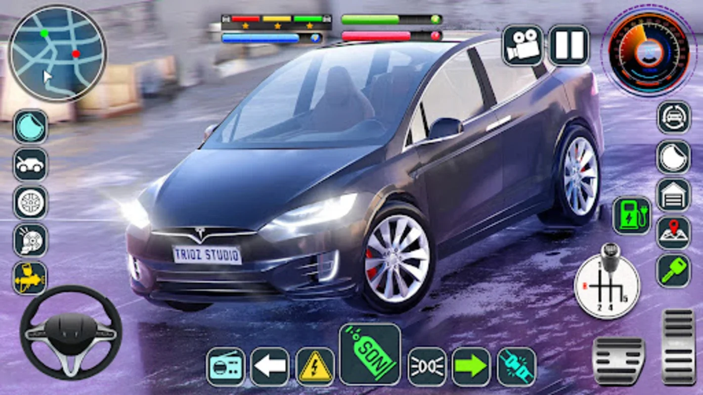 Electric Car Game Simulator for Android - Realistic Electric Vehicle Simulation