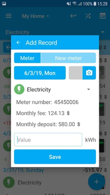 Easy Home Offtake for Android - Free Utility Tracking