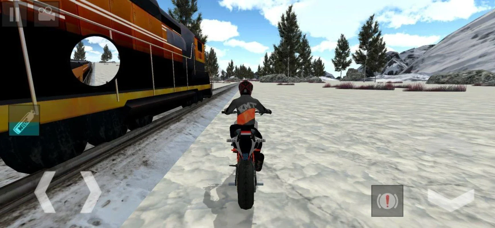 Bike vs. Train on Android: Outrun Trains with Your Bike