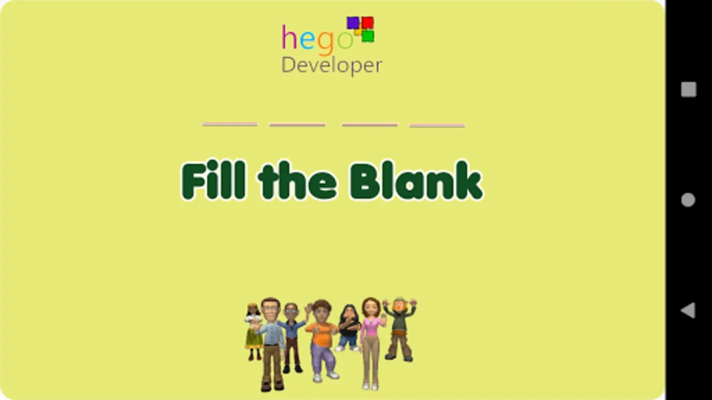 Fill the Blanks for Kids. for Android - Enhance Language Skills