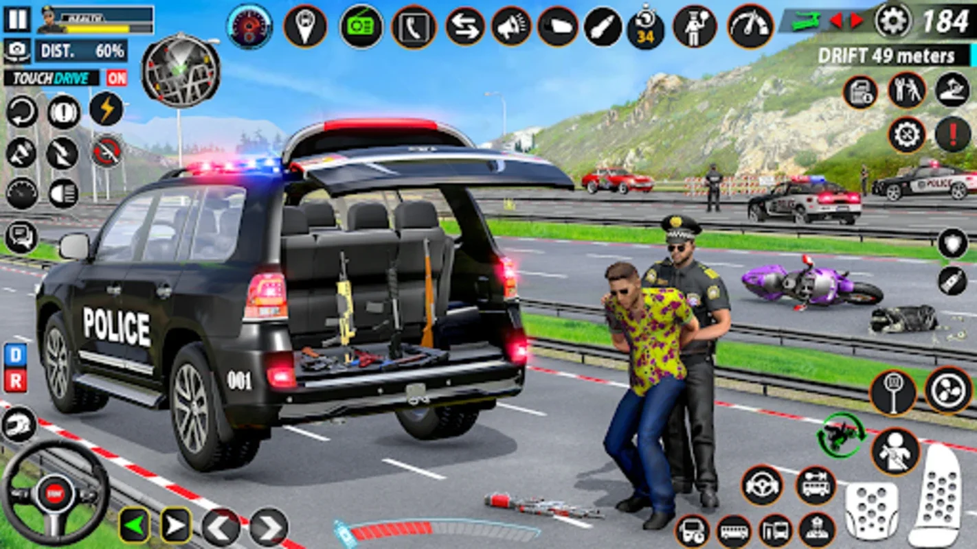 Police Prado Car for Android - Thrilling Crime-Fighting Game