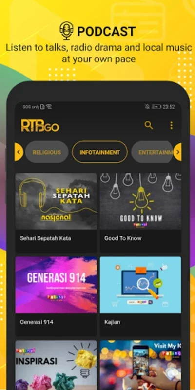 RTBGo for Android - Free Bruneian Media on Your Hand