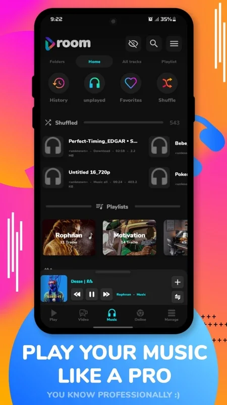 Room: Video & Music Player for Android - Great Media Experience