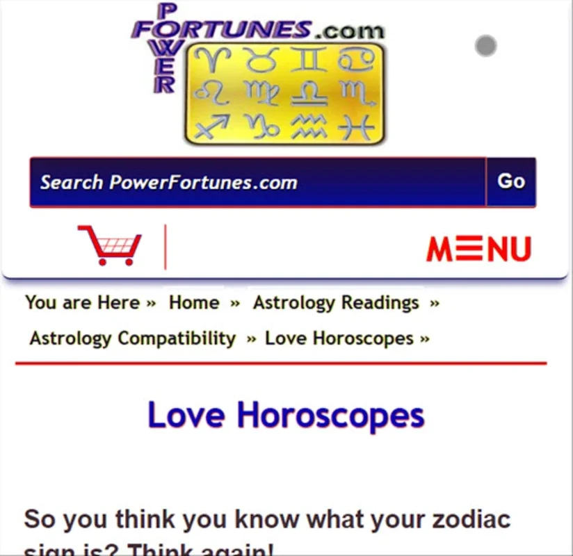 PowerFortunes.com for Android - Astrology Insights App