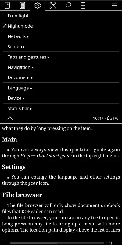 KOReader for Android - A Minimalist Multi-Format Doc Reader