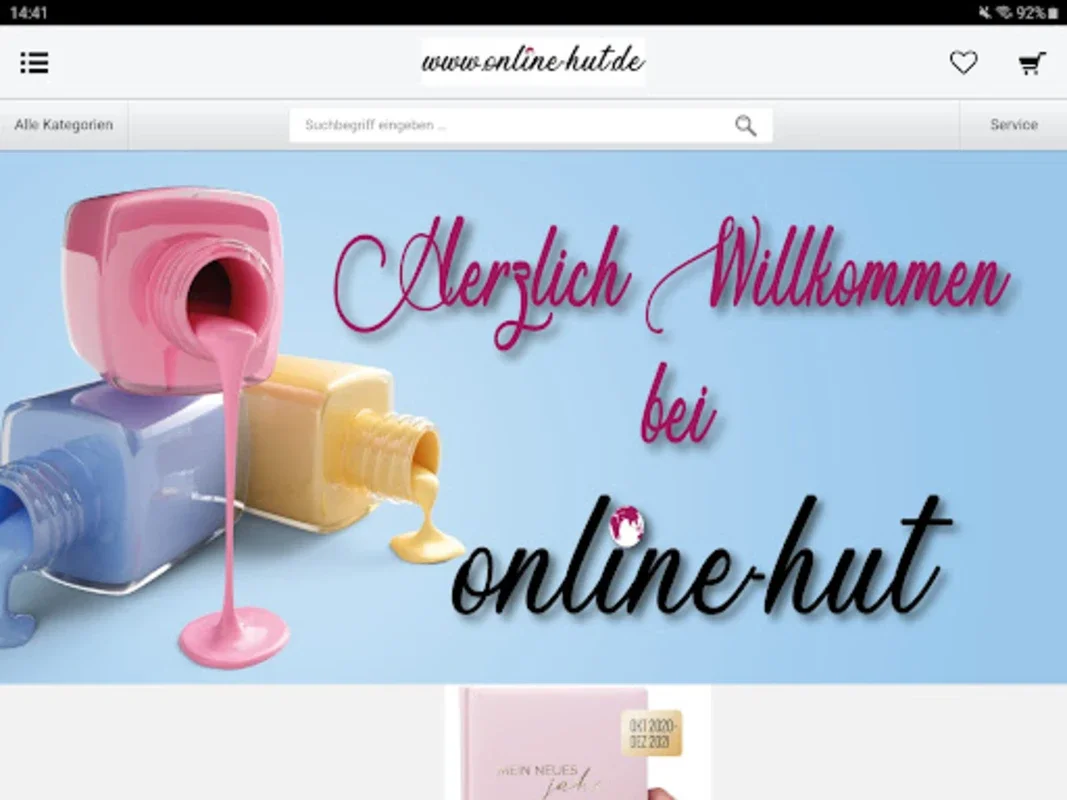 online - hut.de for Android: Premium Nail Art Essentials at Low Prices