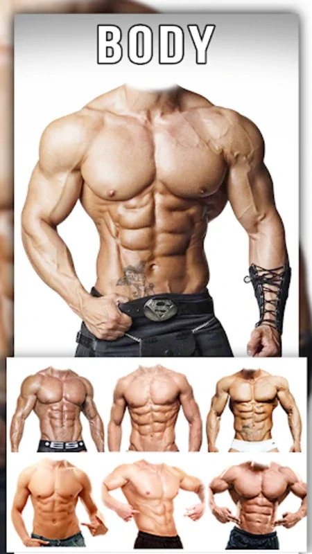 Man Abs Editor: Men Six pack for Android - Enhance Photos