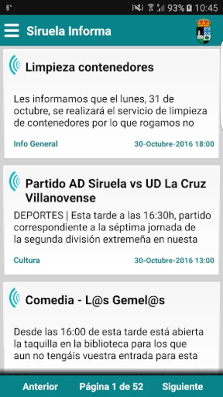 Siruela Informa for Android - Stay Informed and Report Issues