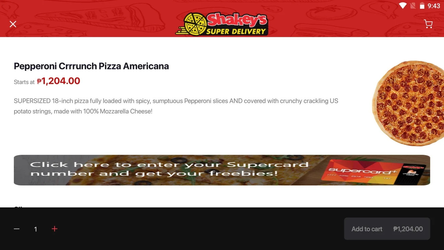 Shakey’s Super App for Android - Order Pizza with Ease