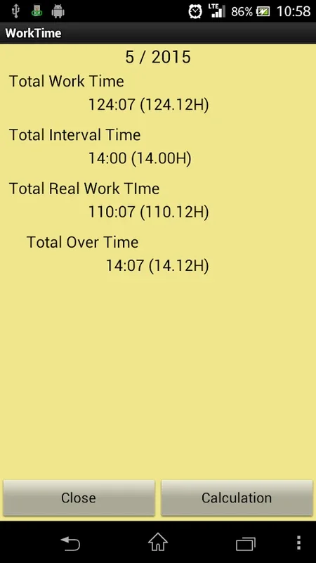 WorkTime for Android - Track Your Work Hours