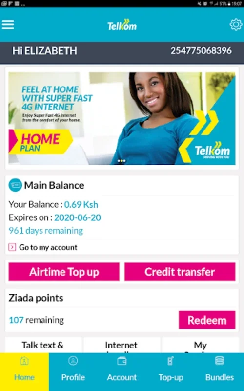 My Telkom for Android - Manage Telkom Services Easily