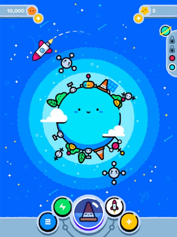 Idle Pocket Planet for Android - Build Your Cosmic Empire