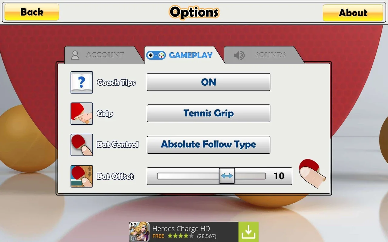 Virtual Table Tennis for Android: Engaging Ping Pong Gameplay