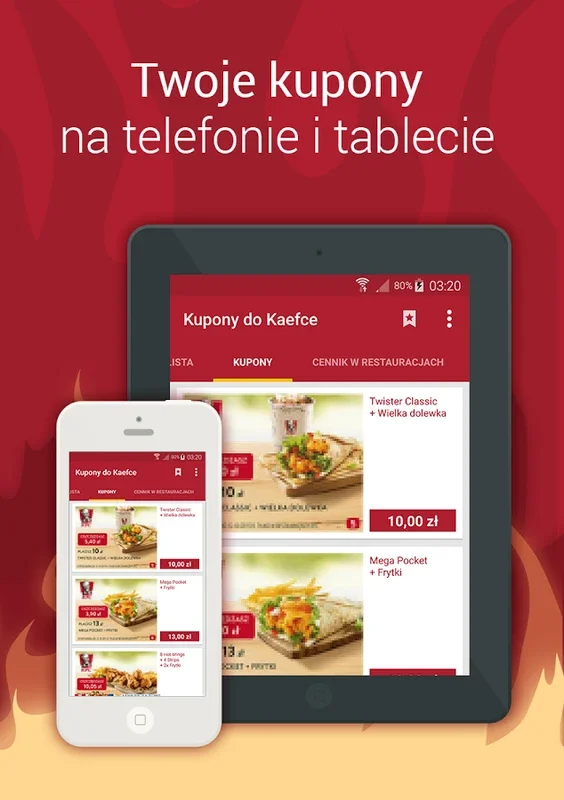 Kupony do Kaefce for Android: Save with Ease