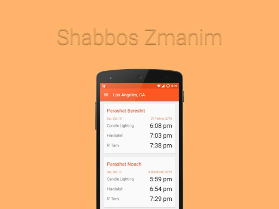 Shabbos Zmanim for Android: Enhance Your Shabbat